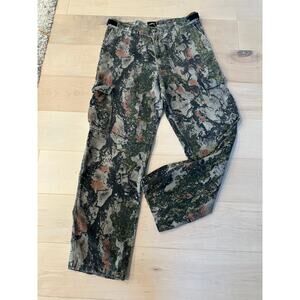 Camo Pants Waist 34"/Medium Fit  Cargo Style Outdoor Hunting Fishing Gear